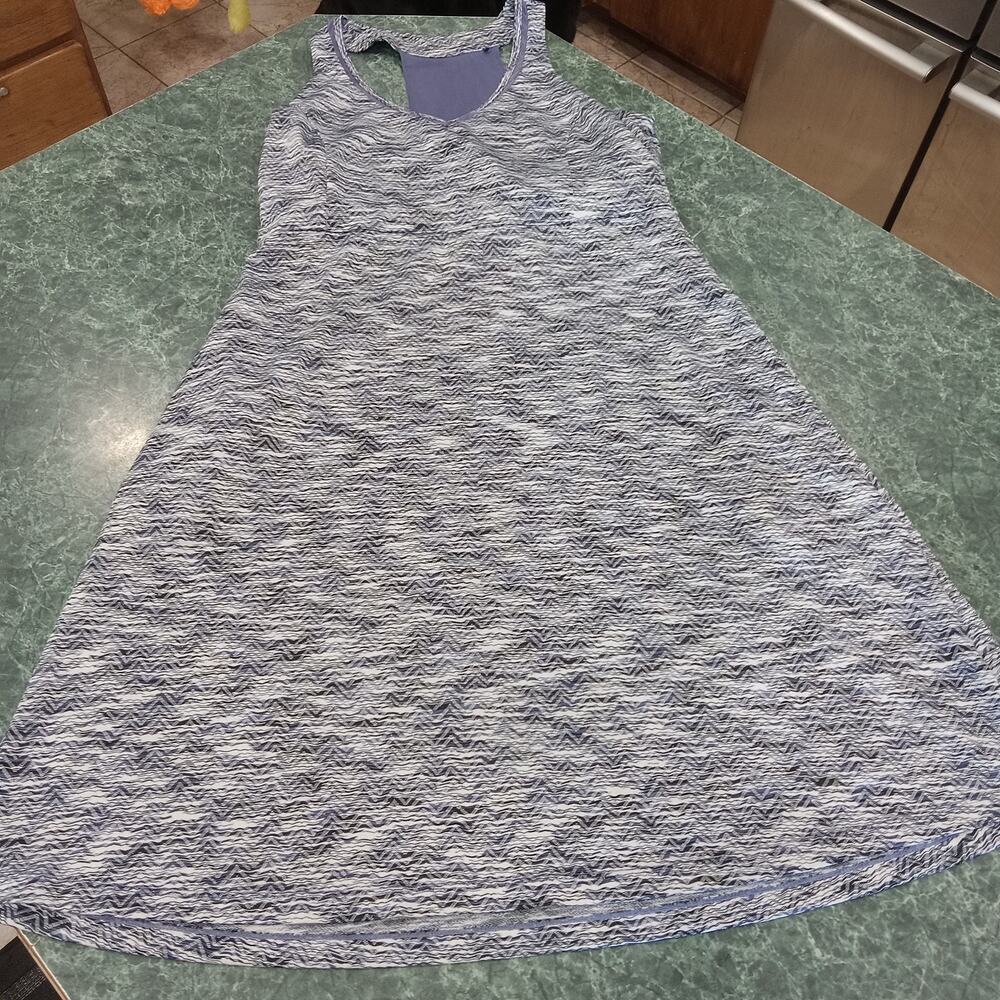 MPG Mondetta Women's Size Medium Purple Space Dye Tennis Dress Sleeveless Active